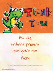 Dinosaur Party Thank You Cards - Pack of 10